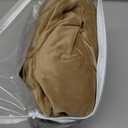 H.VERSAILTEX Wingback Chair Covers Velvet Plush Wing Chair Slipcover 1 Piece High Stretch Wing Back Chair Slipcovers Sofa Cover Furniture Cover with Elastic Bottom, Camel