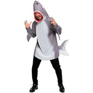Spooktacular Creations Men Shark Costume for Adult Halloween Costume Party, Shark outfits, Animal Theme Cosplay Party Size L