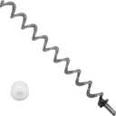 Auger Shaft Push Rod and Auger Motor Brushing Replacement for Traeger & Camp Chef Grill, 17 Inch Igniter Auger Shaft Feeder Replacement and Auger Bushing Replacement for Traeger