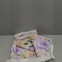 7x5ft Happy Birthday Backdrop Photography for Girls Purple Butterfly Gold Banner Princess Girl Birthday Party Cake Table Decorations Supplies Photo Booth Props