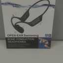 Swimming Bone Conduction Headphones,Waterproof IP68,Bluetooth 5.4, Built-in 32GB TF Swimming Headphones Underwater Music Player (Orange)