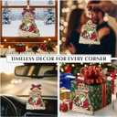 Frog Christmas Ornament 2025 - Gifts for Animal Lover, Unique Animal Lover Gifts for Women Men, Elegant Christmas Tree Decorations, Frog Ornament for Adults Boys Girls Friends