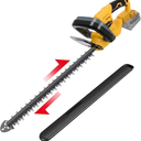 Hedge Trimmer Compatible with Milwaukee 18V Battery (Tool Only), Cordless Bush Trimmer with 1600RPM Brushless Motor, 22 Inches Steel Blade with 3/5'' Cutting Capacity (No Battery) Yellow