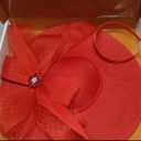 Kgromfy Women's Wide Brim Fascinator Hat Tea Party Headband Large Vintage Church Hat Lady Headwear for Derby Wedding Cocktail