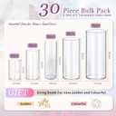30pcs Glass Vase Cylinder Vases for Centerpieces Small Flower Glass Vases Home Decor Centerpiece Table Clear Flower Vase Decorations for WeddingHoliday 4,6,7.5,8,10 Inch Tall