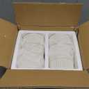 MALACASA Ramekins 8 oz Oven Safe, Porcelain Creme Brulee Ramekins Pudding Custard Cups Ceramic Souffle Dishes Ramakan Ramiken Ramicans Baking Bowls Set of 6, White, Series RAMEKIN-DISH