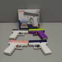 4 Pack Water Squirt Guns, Blue, Pink, Gray, Purple