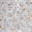 Mother of Pearl Peel and Stick Backsplash MOP Shell Mosaic Subway Tile, for Living Room Background Wall and Kitchen 12In x 12In Natural (1 Pack)