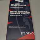Fit Geno Adjustable Lumbar Support Brace for Pain Relief - M