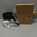 Toilet Plunger and Brush Set, Silicone Toilet Brush and Plunger with Holder for 5.7-inch Toilet Drain, 2-in-1 Toilet Brush Plunger Combo with Caddy Stand (Black)