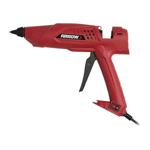 Arrow Fastener 300-Watt Heavy Duty Professional Electric Hot Melt Glue Gun for Crafts, Construction, and Wood, Clear