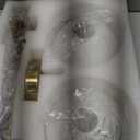 Wall Sconces Set of Two Plug in Wall Sconces Brushed Brass Gold Wall Lamp with Cord Wall Sconce Plug in with Globe White Glass Shade Sconces Set of 2 Wall Light Sconce