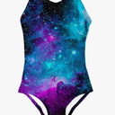 Idgreatim Girls One Piece Swimsuits Quick Dry Beach Swimwear Bathing Suit for Beach, Size 11-12 Years