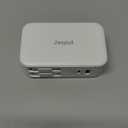 Jasput USB Wall Charger Block, Built-in Dual Retractable Cables 40W USB C Block Wall Plug with USB A/USB C Ports, Travel and PD Fast Charging for iPhone 17/16/15/14/13/12, Pad, Tablet and More