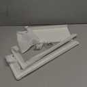 Towel Rack with Shelf and 3 Hooks, Bethom Towel Holders for Bathroom Wall Mounted, Metal White Towel Racks can Hold 3 Large Bath Sheets Blanket (Round Tube, White)