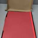 Pendaflex Recycled Classification File Folders, 2 Dividers, 2" Embedded Fasteners, 2/5 Tab Cut, Legal Size, Red, Box of 10 (29075R)