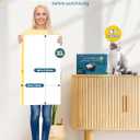 KONE Cat Litter Bags for Robot 3/4, 2 mil Thickened Drawstring Waste Drawer Liners Compatible with Most Self-cleaning Automatic Boxes - 57 Count Pet Kitten Poop Disposable Replacement Bag, 5-9 Gal