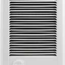 Electric Wall Heater CSC152TW Complete Unit wiht Adjustable Thermostat, Wall Mounted Electric Heater for Indoor Use, Fast Heating, 5120/3840 BTU, 240/208 Volt, 1500/1125 Watt, White