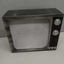 Haunted Hill Farm Haunted TV by Tekky, Battery-Operated, Motion Activated Animatronic Television with Sound Effects and Lights for Indoor or Covered Outdoor Creepy Halloween Decoration, 11" Haunted Tv