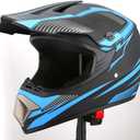 Motocross Offroad Helmet Dirt Bike Helmet BMX MX ATV Helmet Full Face Motorcycle Helmet with Gloves Goggles Mask for Unisex Adult Youth DOT/FMVSS 218 Approved