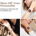 Boho Beaded Handmade Braided Bracelet Band Women 20mm Compatible for Samsung Galaxy Watch 7/6/5/4/Active 2/4 Classic/6 Classic/5 Pro/FE 40mm 42mm 43mm 44mm 45mm 46mm 47mm