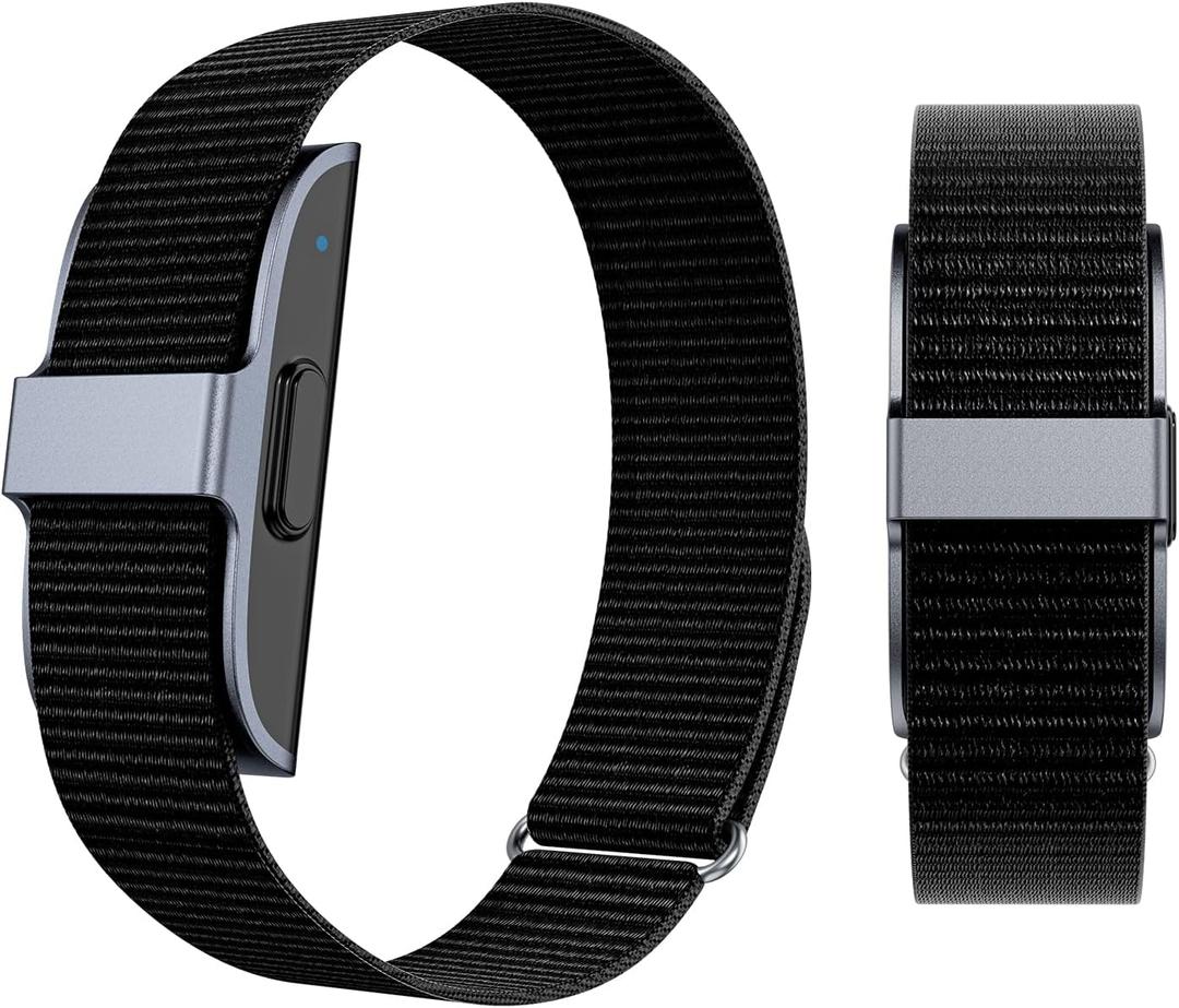 Osawalla 2026 Latest Screenless Fitness Tracker Band, Activity & Sleep Tracking Wearable with App Sync, Lightweight Waterproof Fitness Band for Men and Women (Black)