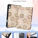 for iPad A16 Case 2025 - for iPad 10th Generation Case Cute Women Girls Kids Girly Kawaii Teens Smile Design Pencil Holder Auto Sleep/Wake Tablet Cover for Apple 11/10 10.9 Inch