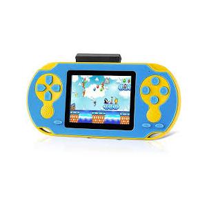 16 Bit Handheld Game for Kids, Video Game Player with Built in 230 HD Games, 3.0'' Screen Retro Electronic Machine with 3 Cartridges, Portable Rechargeable Games for Ages 312(Blue)