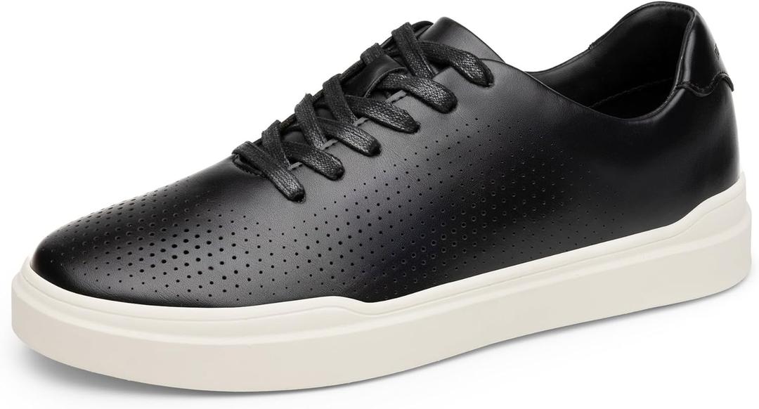 Bruno Marc Men's Casual Dress Sneaker Business Casual Shoes for Men Lightweight Breathable Fashion Sneakers WaveFlex CoreLux (12, Black)