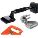 ZY362 Economy Knee Kicker, Carpet Puller with Manual Clamping Activation and Carpet Cutter Combo