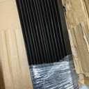 FOREHOGAR Metal Fence Post 4 Feet Black, Pack of 15, T Post for Wire Fence, No Dig Steel U Post Fencing for Lawn Garden Wire Mesh Fence Poles Sign Outdoor Light Duty