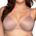 Vanity Fair Women's Effortless Underwire Bra, Buttery Soft Fabric & Lightweight Memory Foam Cups up to DD, Pink, 36C