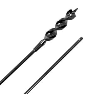 Installer Drill Bit with Pulling Hole at Head and Tail for Wire Pulling Through Drywall and Wood Head Length 54 inch High Carbon Steel with Heat Treatment (54inch*3/4inch)