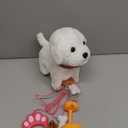 Plush Toys Walking Dog Toys That Can Walk, Bark and Wag Tail,Interactive Electronic Pet Toys Puppy with Leash,Easter Christmas Birthday Gift for Toddlers Kids