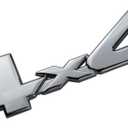 EmbRoom 4x4 Emblem Badge Nameplate 3D Car Sticker Decal Replacement for Tundra Rear Tailgate 2005-2018 4 X 4 (Chrome)