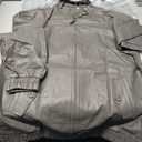 Caracilia Leather Jacket for Women Color Grey Size L