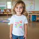 Kindergarten Shirt for Girls Boys Kids Toddler First Day of School Shirts Back to School in My Kindergarten Era Tshirt 2T-7Y (4-5T, Little Miss)