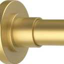 Gold Shower Curtain Rods - 31-80 Inch Spring Tension Shower Rods for Bathroom, Adjustable, No Drilling, No Rust, Stainless Steel