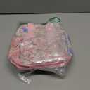 Itzy Ritzy Toddler Backpack - Daycare Bag - Features Adjustable Shoulder Straps, 2 Side Pockets & Spacious Interior with Wipeable Fabric Lining & Name Label, Ribbons & Roses Backpack (Small)