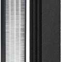 Nispira NEA-F1 NEA-C1 True HEPA Filter Activated Carbon Filter Replacement For Eureka NEA120 Toshiba Smart WiFi Danby DAP143AW-UV DAP143BAB-UV Air Purifier. 1 Set