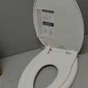 Little2Big Toilet Seat with Built-In Toddler Potty Training Seat, Slow Close, Easy to Install, Made in USA, ELONGATED, White