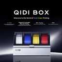 QIDI Box Multi-Color 3D Printing System for QIDI Q2/Q2C 3D Printer, Active Drying (65C), NFC Intelligent Recognition and Filament Auto-Reload, Double Hardened Steel Gear for PLA/PETG/ABS/CF/GF/PA/PC