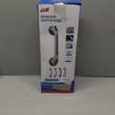 Grab Bars for Bathtubs and Showers 2 Pack Shower Handle, Heavy Duty Suction Grab Bar Bath Handrails for Seniors and Elderly, Bathroom Safety Grip No Drilling Waterproof Removable, Grey