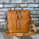Genuine Leather Backpack Purse for Women: Fashion Ladies Convertible Backpack Designer Shoulder Handbag for Travel