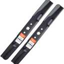 Grasscool 942-04308 Mower Blades for Troy Bilt Bronco Pony Mustang 42 inch Lawn Mower Cub Cadet 42'' Deck Riding Mower RZT42 Replace 942-04308A 942-04308-X 942-04312 742-04312 High Lift (2 Pack)