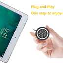 Mini Portable Speaker, 3W Line-in Phone Speaker with 3.5mm AUX Audio Interface, Plug and Play for iPhone, iPad, iPod, Tablet, Smartphone
