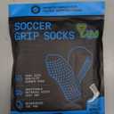Lux Dual Grip Socks - Soccer Grip Socks for Men and Women. GripArray Performance & Comfort