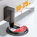 2 x Magnetic Door Stopper, Modern Height Adjustable, Wall Mounted Safety Glass Door Holder, No Drill Magnetic Door Stoppers for Bottom of Door, Windproof & Durable Metal Door Stopper (Black)