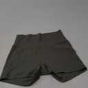 Lavento Women's All Day Soft Yoga Shorts (Olive Green, 8)