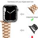 JOYOZY Compatible Apple Watch Band 49mm 45mm 44mm 42mm 41mm 40mm 38mm, Upgraded solid stainless steel Metal Watch band for iWatch Series Ultra SE 8 7 6 5 4 3 2 1 for men women